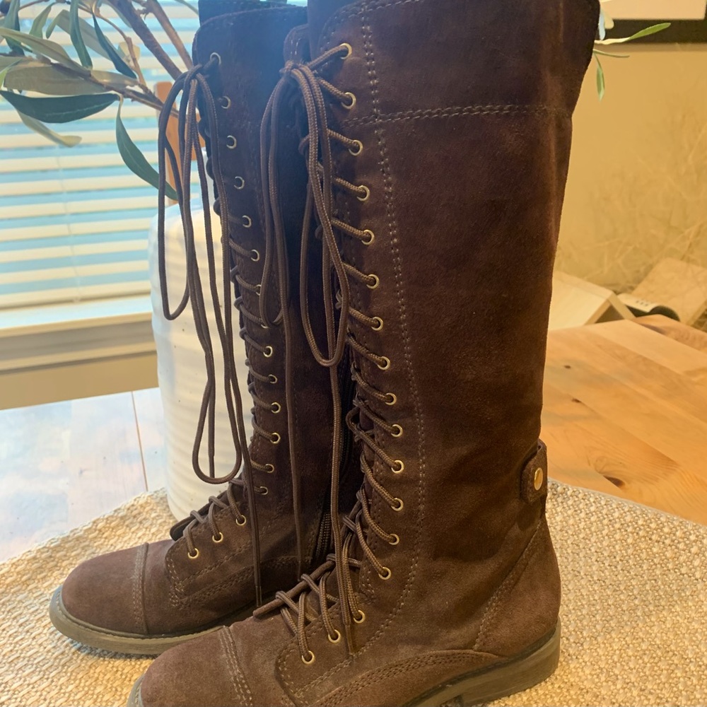 Lucky Brand suede boots, like-new!